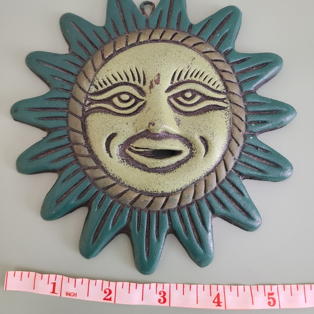 Terracotta Sun and Moon Wall Decor - Picture 9 of 13